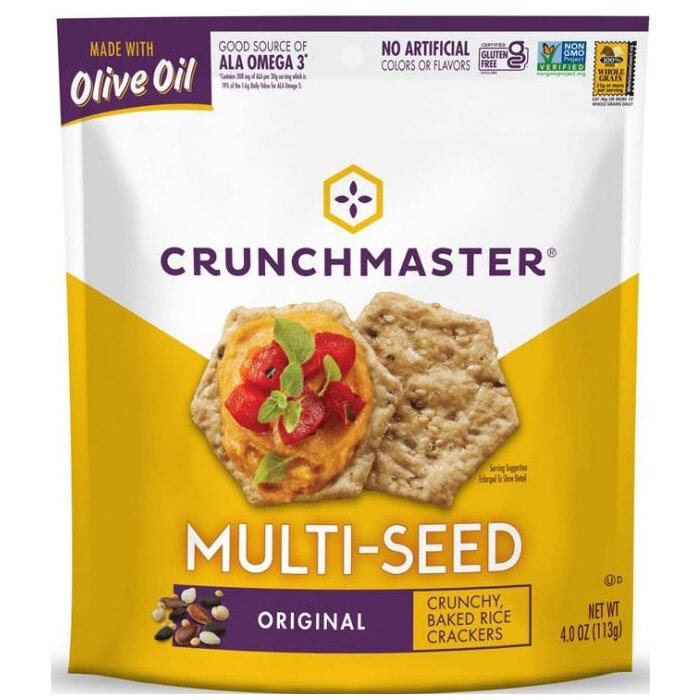 Crunchmaster Multi-Seed Original Crackers, 4.5 oz.