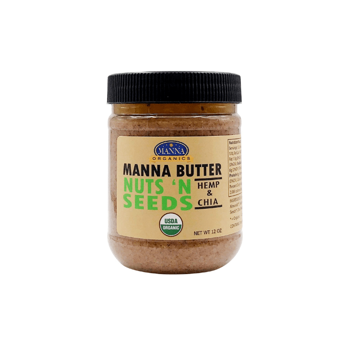 Manna Organics Nuts 'N Seeds High Protein Butter, 12 oz.