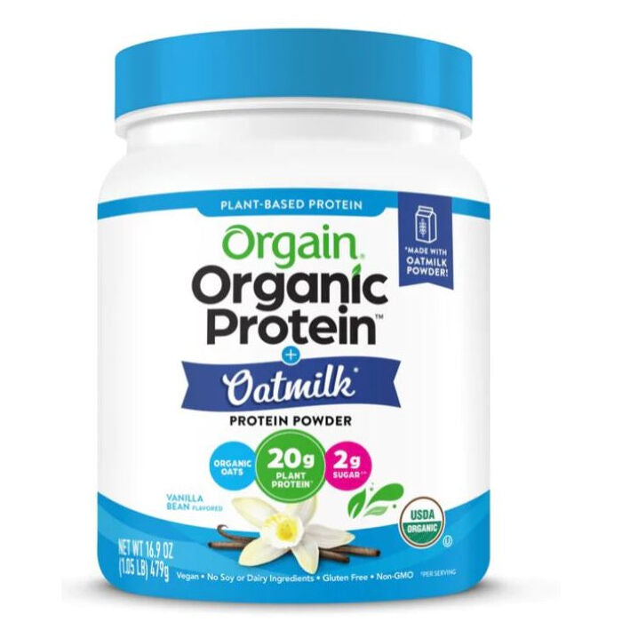 Orgain Organic Oat Milk Protein Vanilla, 1.05 lbs.