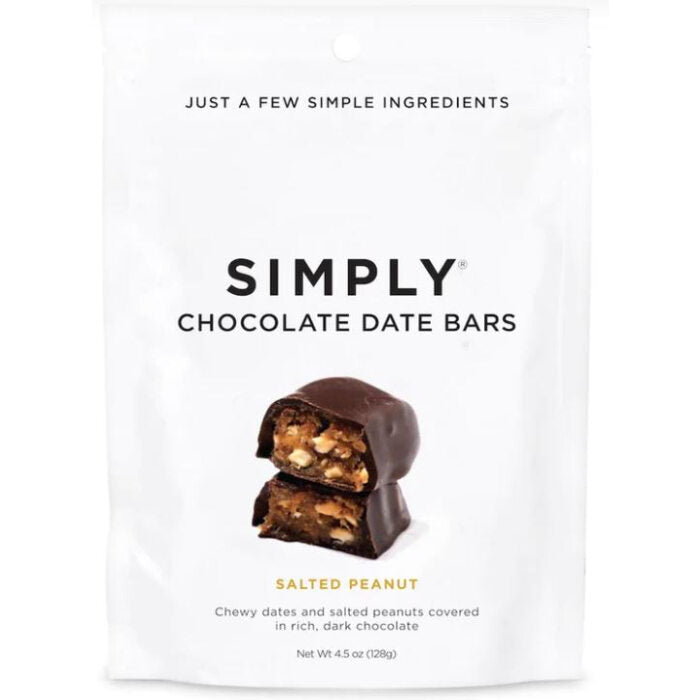 Simply Salted Peanut Chocolate Date Bars, 4.5 oz.