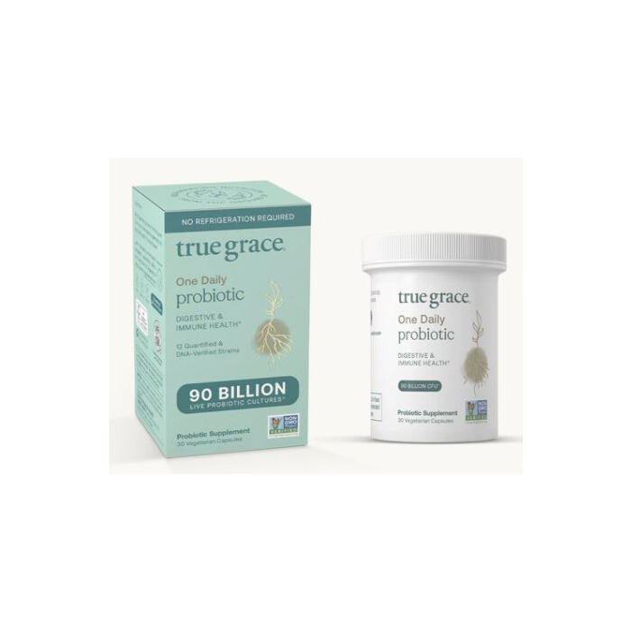 True Grace 90 Billion One Daily Probiotic, 30 Capsules