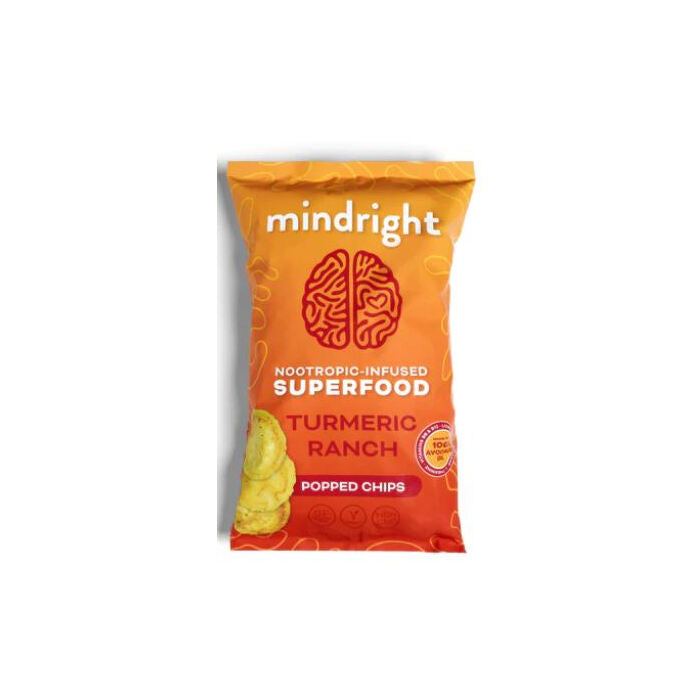 Mindright Popped Chip Turmeric Ranch, 4 oz.