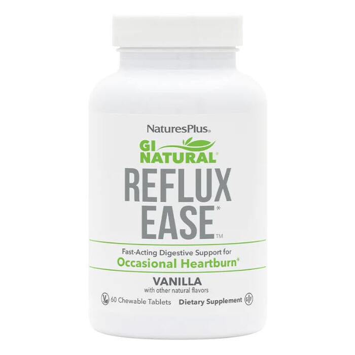 Nature's Plus GI Natural® Reflux Ease™, 60 chewable tablets