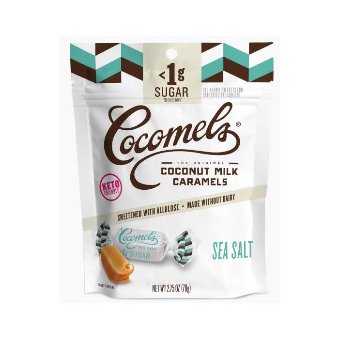 Cocomels Coconut Milk Bites Low Sugar Sea Salt, 2.75 oz.