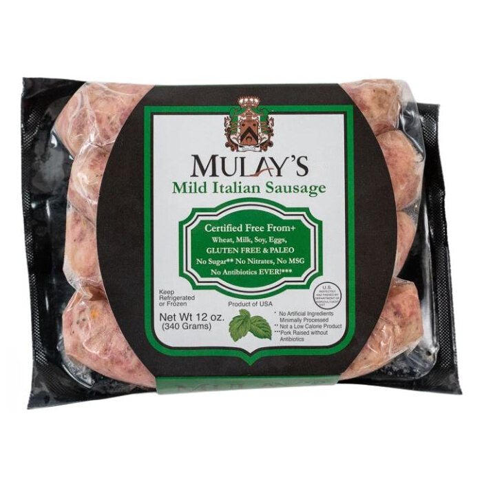 Mulay's Mild Italian Sausage, 15 oz.