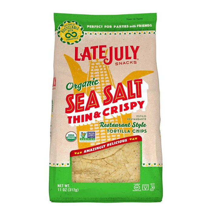 Late July Organic Sea Salt Chips, 10.1 oz.