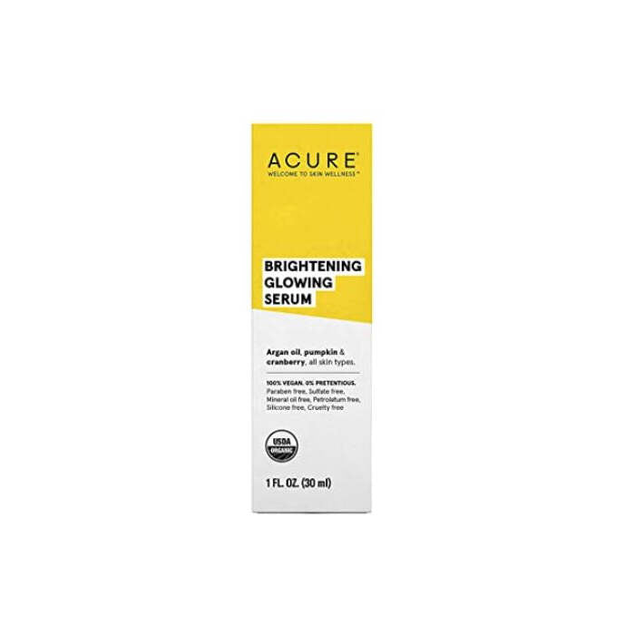 Acure Brightening Glowing Serum, 1 oz.