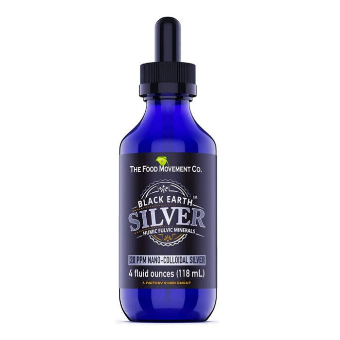 The Food Movement Black Earth Silver 20PPM, 4 oz.