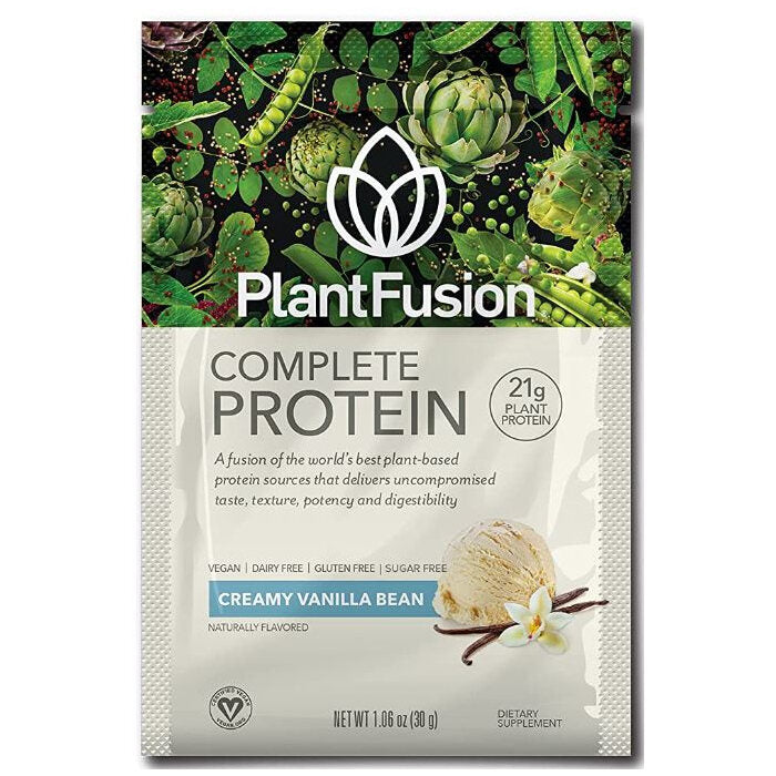 PlantFusion Complete Protein, Creamy Vanilla Bean Flavor, 1.06 oz.