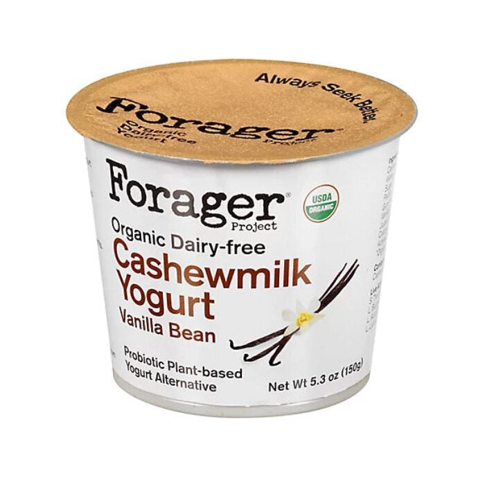 Forager Project Organic Gluten Free Cashew Yogurt Vanilla Bean, 5.3 oz.