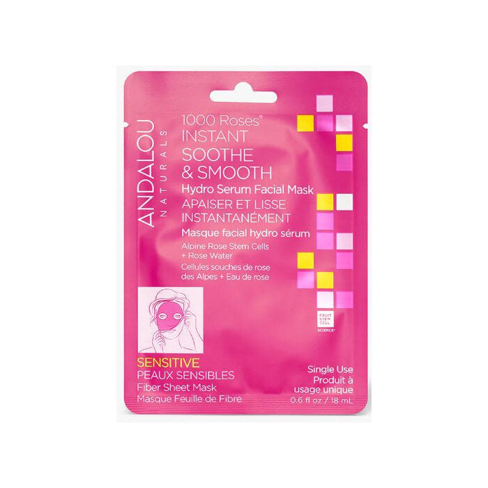 Andalou Naturals 1000 Roses Soothe & Smooth Face Mask