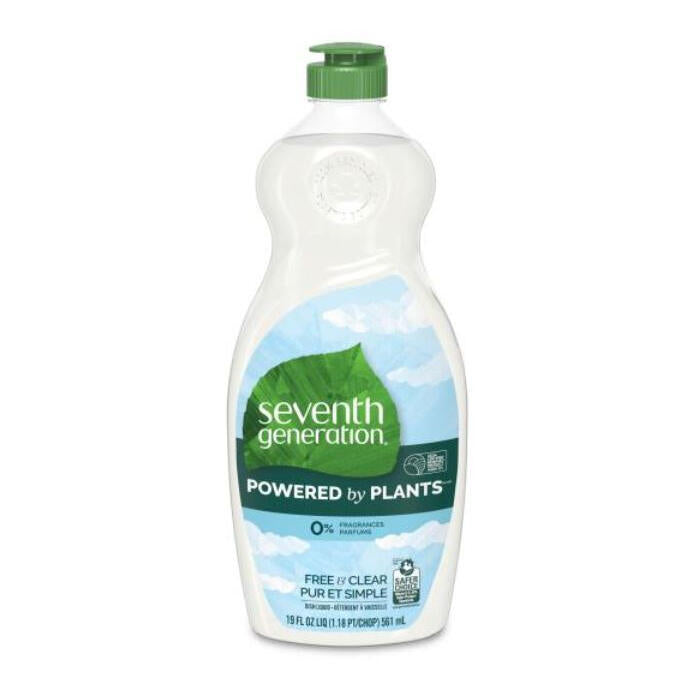 Seventh Generation Dish Liquid Free & Clear, 19 oz.