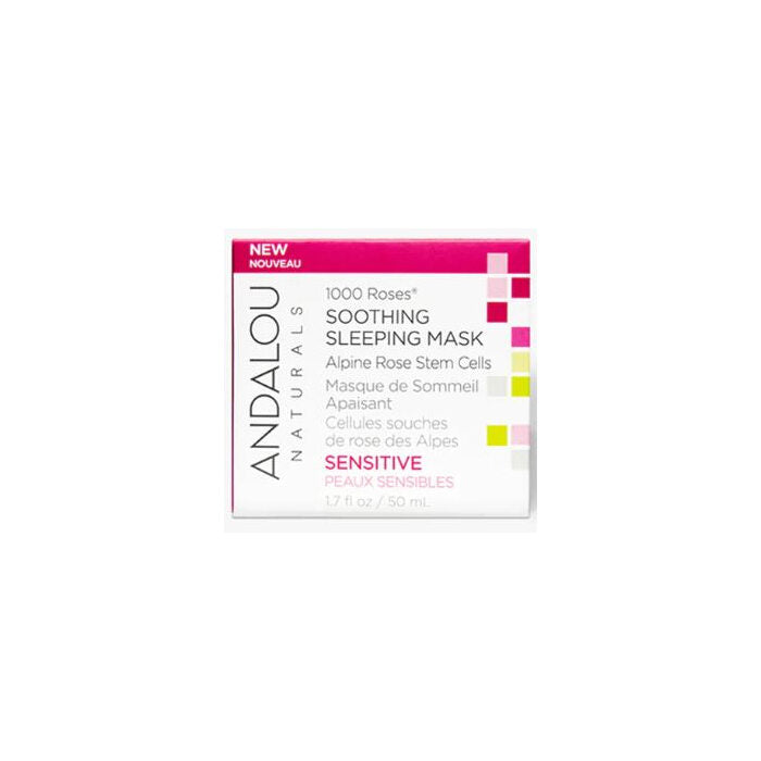 Andalou Naturals 1000 Roses Soothing Sleeping Mask, 1.7 oz.