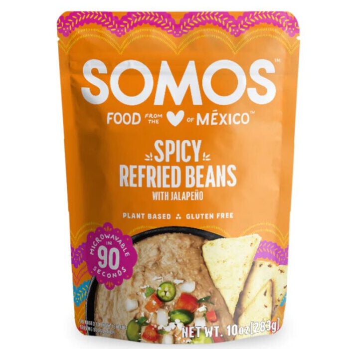 SOMOS Spicy Refried Beans, 10 oz.