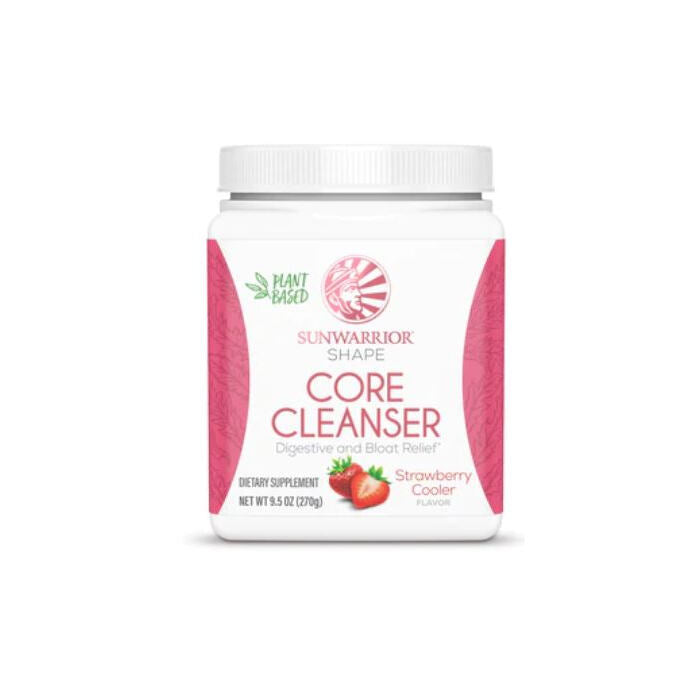 Sunwarrior SHAPE Core Cleanser Strawberry Cooler, 9.5 oz.