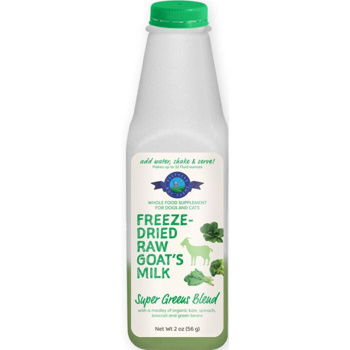 Shepard Boy Farms Freeze-Dried Raw Goat's Milk Green's Blend, 1 oz.