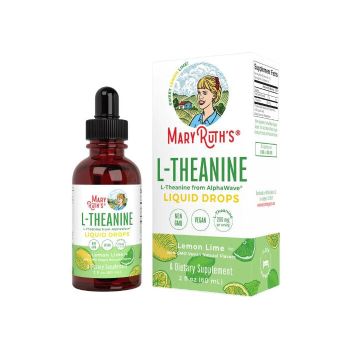 Mary Ruth's Liquid L-Theanine Drops, 2 oz.