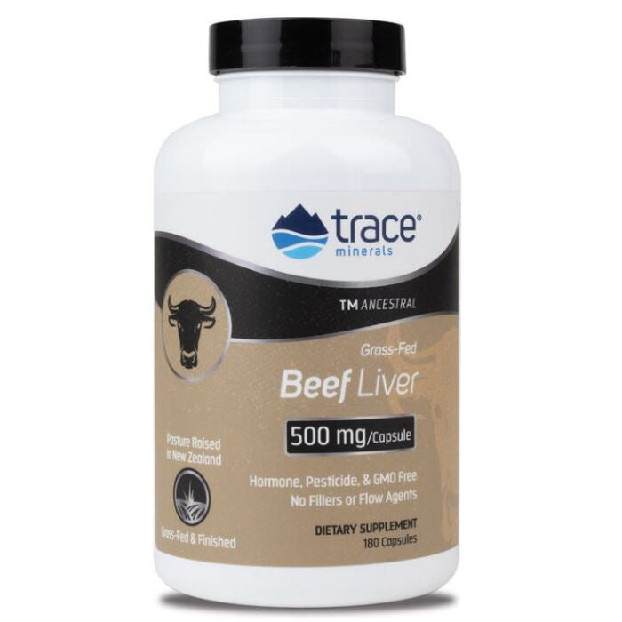 Trace Mineral Ancestral Grass-Fed Beef Liver, 180 capsules