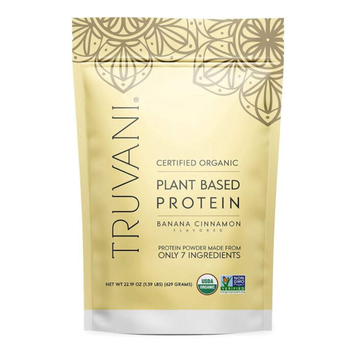 Truvani Banana Cinnamon Plant Protein Powder, 22.19 oz.