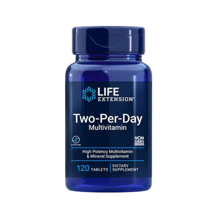 Life Extension Two-Per-Day Multivitamin, 120 Tablets