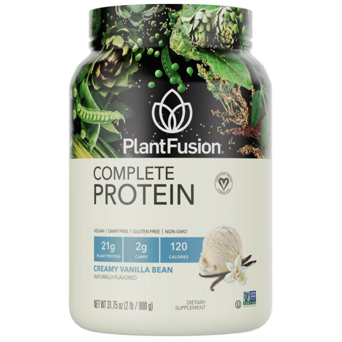 PlantFusion Complete Protein, Creamy Vanilla Bean Flavor, 2 lb.