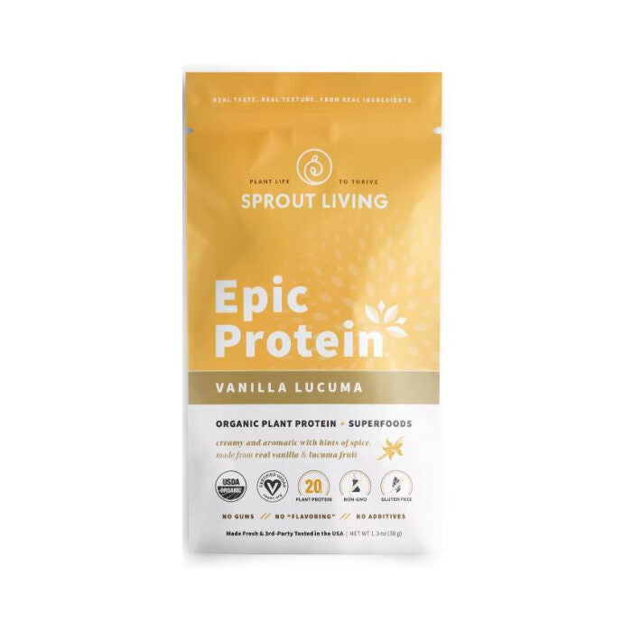 Sprout Living Vanilla Lucuma Protein Powder, 1 packet