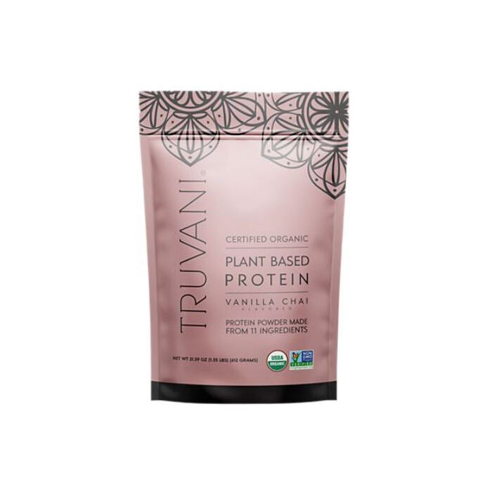 Truvani Vanilla Chai Plant Protein Powder, 21.59 oz.