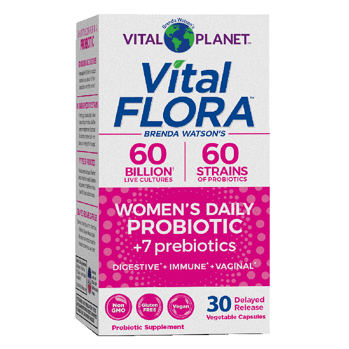 Vital Planet Vital Flora Women's Daily Probiotic, 30 Capsules