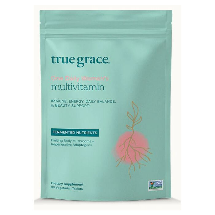 True Grace Women's Multivitamin Refill Pouch, 90 Tablets