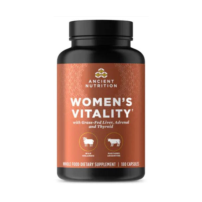 Ancient Nutrition Women's Vitality Blend Glandular, 180 count.