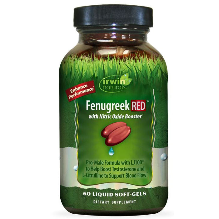 Irwin Naturals Fenugreek Red, 60 Softgels