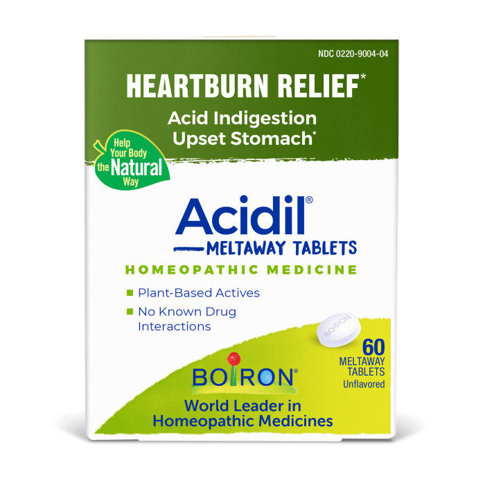 Boiron Homeopathic Acidil® Indigestion, 60 Tablets