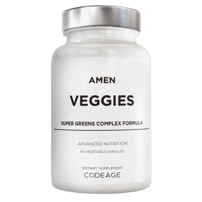 Codeage Amen Veggies Supergreens Complex Formula, 90 capsules