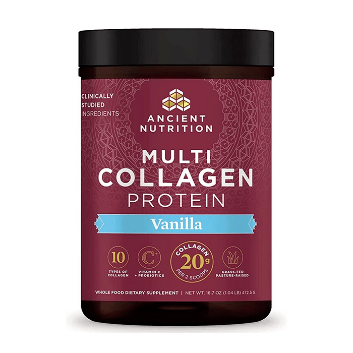 Ancient Nutrition Multi Collagen Protein, Vanilla Flavor, 16.8 oz.