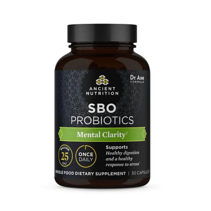 Ancient Nutrition SBO Probiotics Mental Clarity Once Daily, 30 Capsules