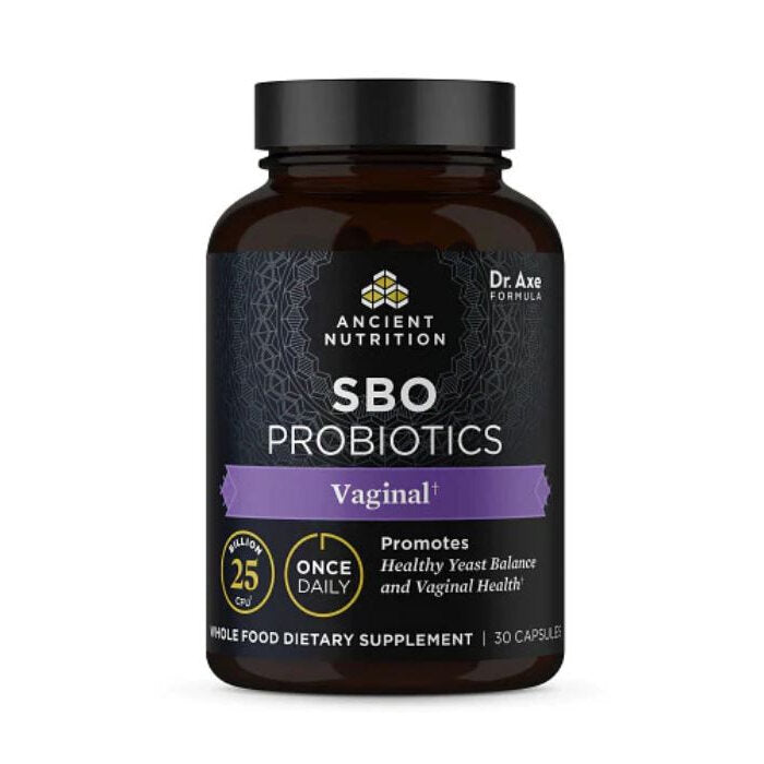 Ancient Nutrition SBO Probiotics Vaginal Once Daily, 30 Capsules