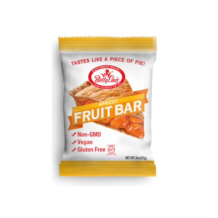 Betty Lou's Apricot Fruit Bar, 2 oz.