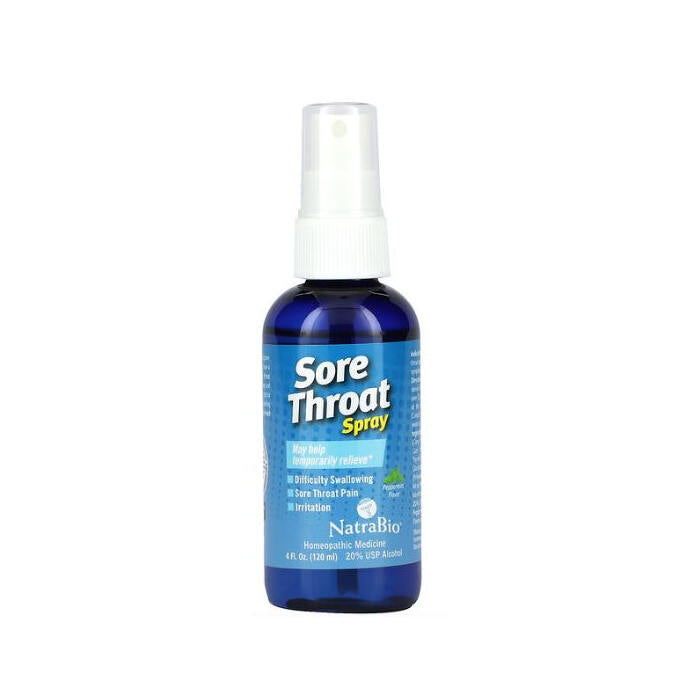 Sore Throat Peppermint Spray, 4 oz.