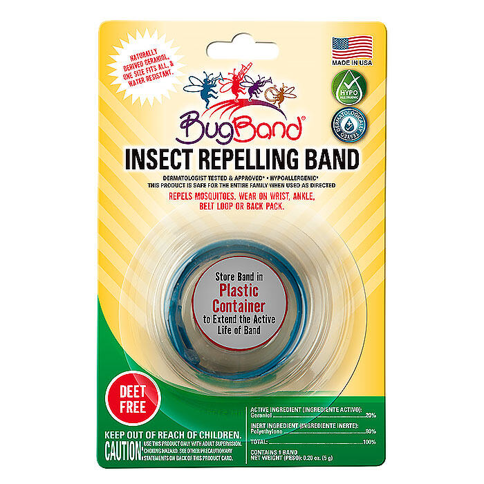 BugBand Insect Repelling Band, Blue