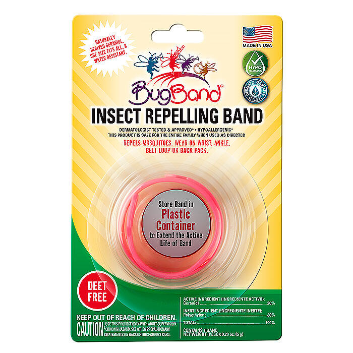 BugBand Insect Repelling Band, Pink