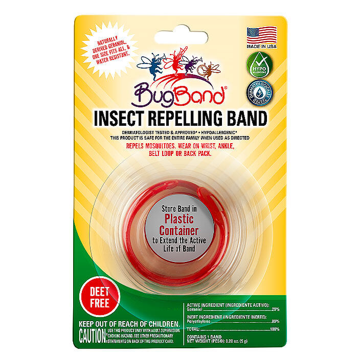 BugBand Insect Repelling Band, Red