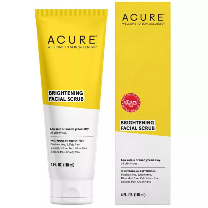 Acure Brilliantly Brightening Facial Scrub, 4 fl. oz.