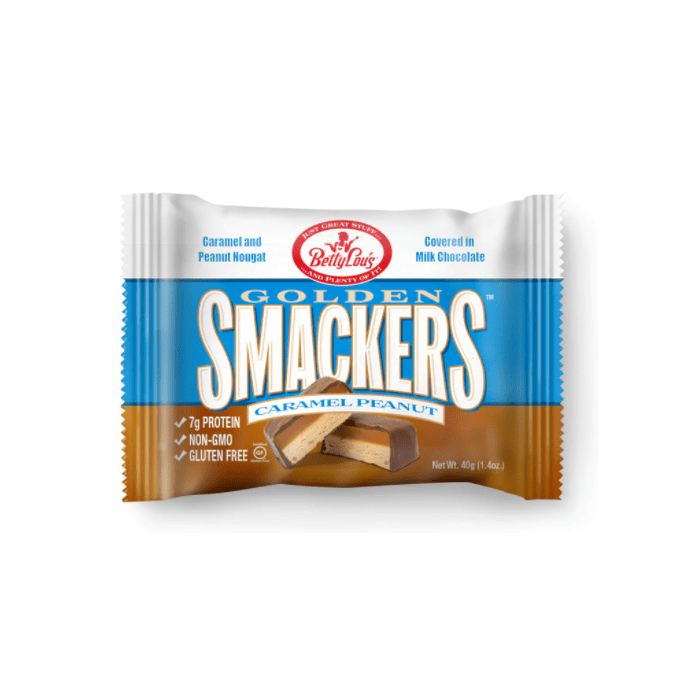 Betty Lou's Caramel Peanut Golden Smackers, 1.4 oz.