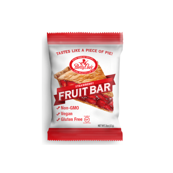 Betty Lou's Strawberry Fruit Bar, 2 oz.