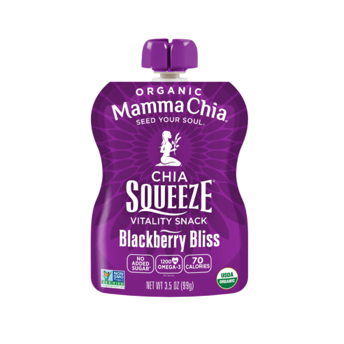 Mamma Chia Squeeze Blackberry Bliss, 3.5 oz.