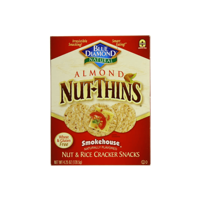 Blue Diamond Smokehouse Nut Thins Cracker, 4.25 oz.