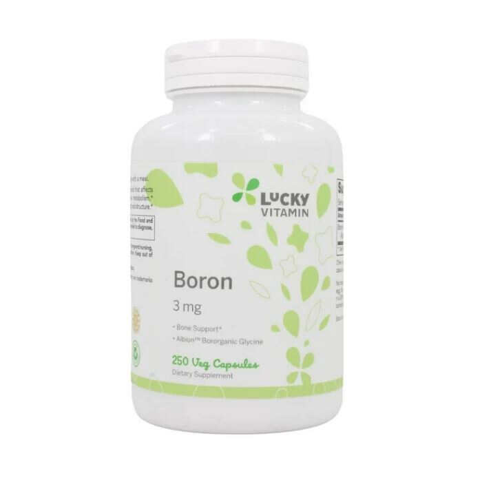 Lucky Vitamin Boron 3 mg - 250 Veg Capsules