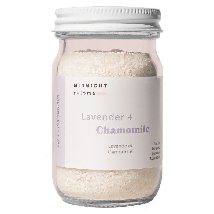 Midnight Paloma Lavender + Chamomile Calming Bath Soak, 4 oz.