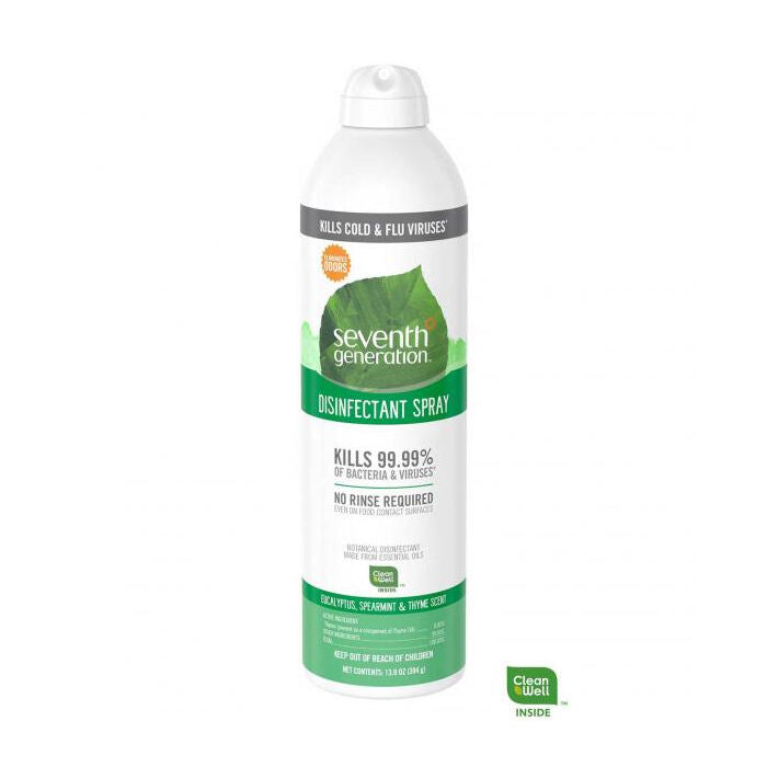 Seventh Generation Eucalyptus, Spearmint & Thyme Disinfectant Spray, 13.9 oz.