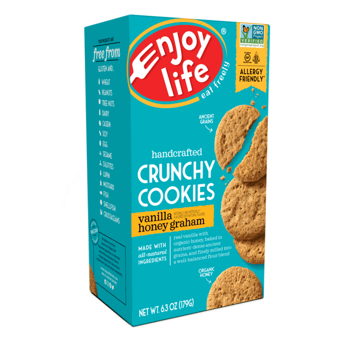 Enjoy Life Crunchy Vanilla Honey Graham Cookies, 6.3 oz.